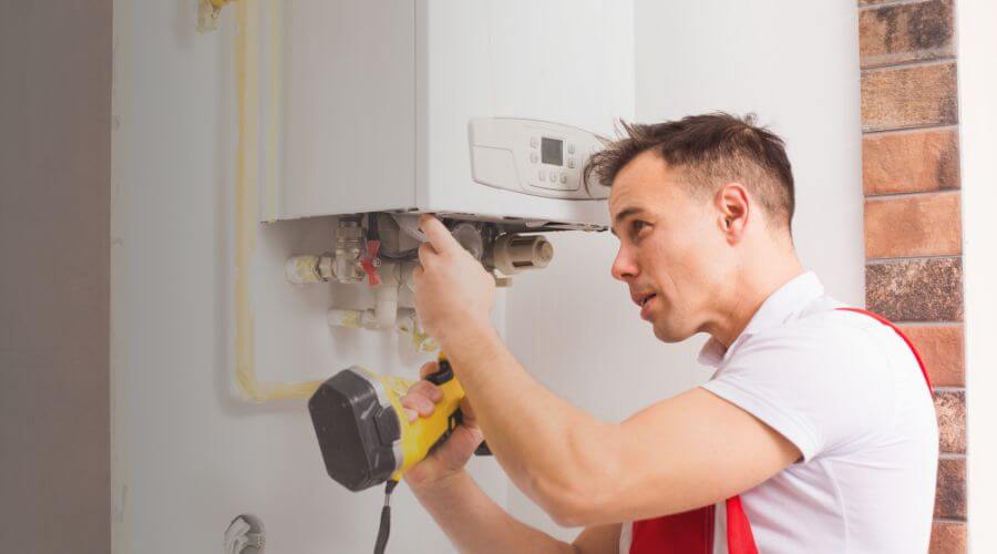 Local tankless water heater installation in Arlington, MA